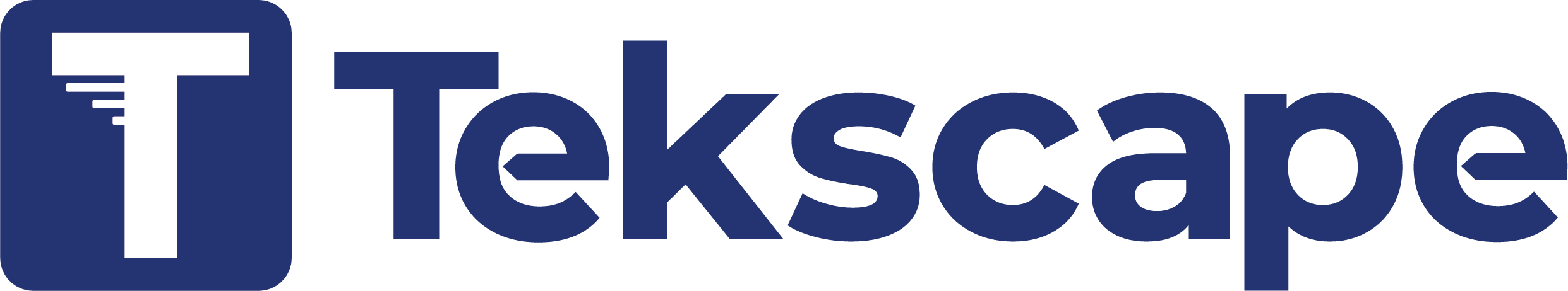 Tekscape Logo - Blue 0A2E75-4